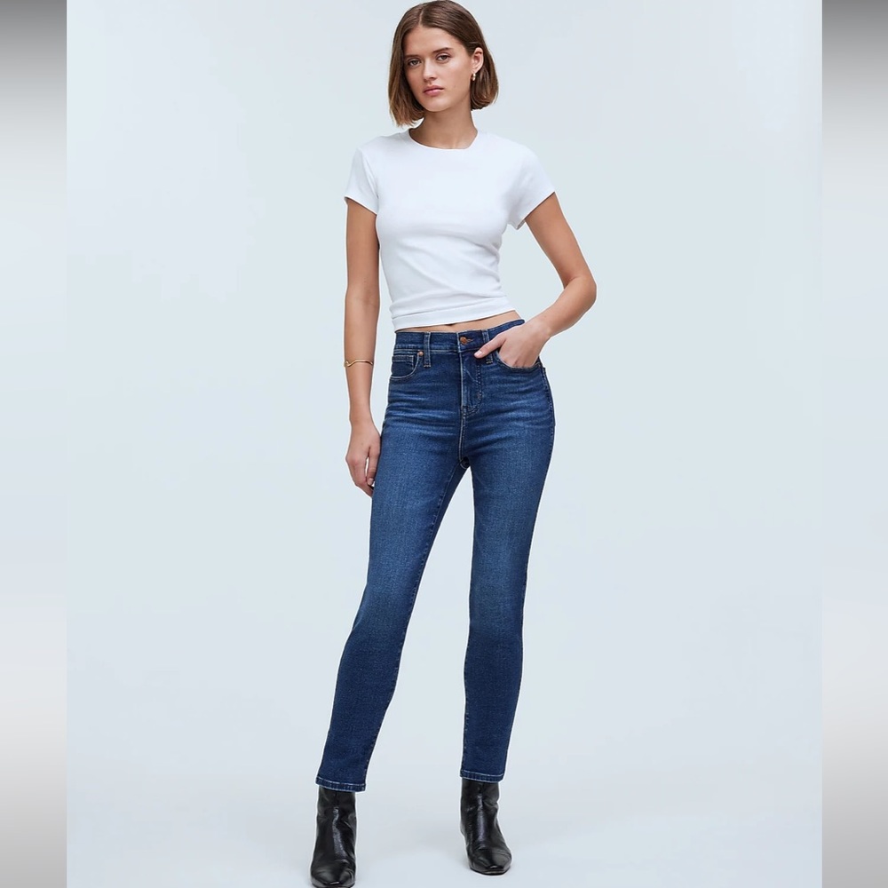 Madewell Stovepipe Jeans in Pendleton Wash